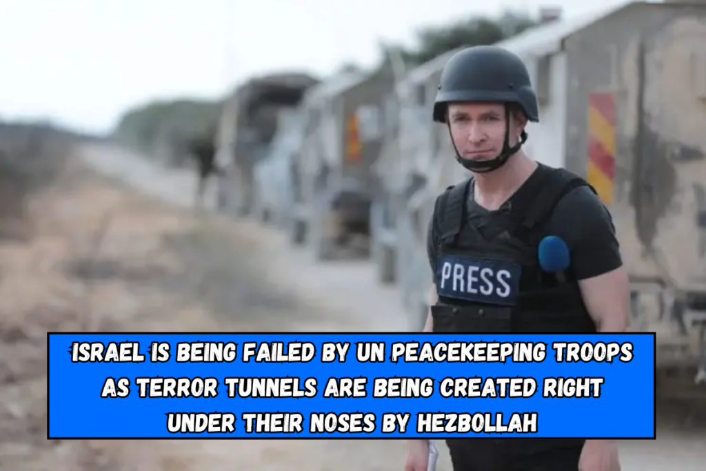 Israel is being failed by UN peacekeeping troops as terror tunnels are being created right under their noses by Hezbollah