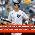 The growing concern of the Yankees continues as Aaron Judge's playoff funk persists.