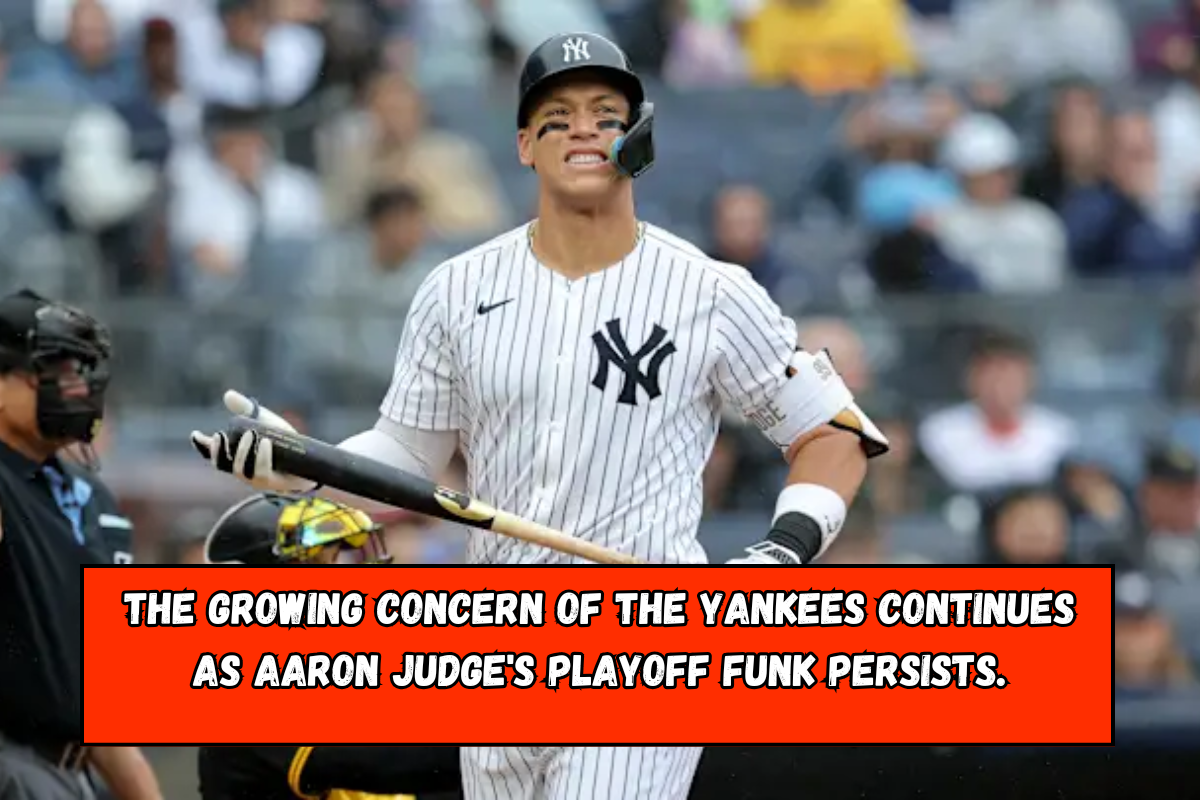 The growing concern of the Yankees continues as Aaron Judge's playoff funk persists.